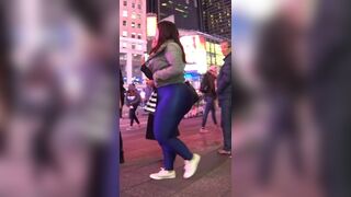 Big ass walking in the streets