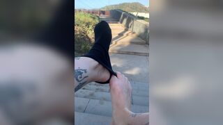 Dick_rate_queen Showing off my feet in the neighborhood xxx onlyfans porn videos
