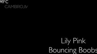 Lily Pink boob bouncing