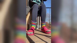 Catprincessfeet sock removal & dangle slow motion happy sunday xxx onlyfans porn videos