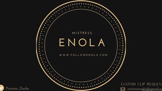 Princess enola i was feeling extra cruel & decided to use my slave to get out some aggression. in this xxx onlyfans porn videos