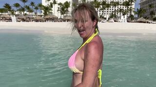 Swingingcouple on the beach & i'm desperate for cock so that s exactly what i get i take him to my xxx onlyfans porn videos