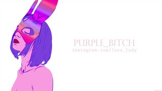 Purple bitch - Rezero: intense anal fap