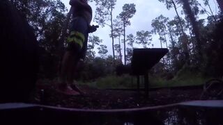 Kelsi Monroe having sex in a forest onlyfans porn videos