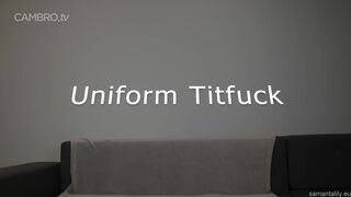 Samanta Lily Uniform Titfuck
