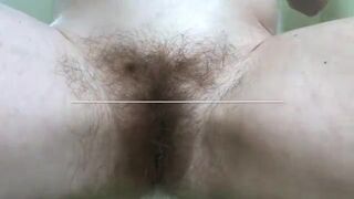 BunnieAndTheDude - Super Hairy Pussy Creamy and Squirti