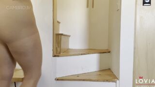 Eva Lovia - Stairs And Stockings