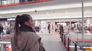 Kristina Sweet - Public Blowjob In A Clothing Store. A