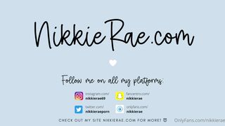 Nikkierae loves new custom video request from one top lovers also bought the xxx onlyfans porn videos