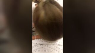 Nurse gets Caught Sucking Dick in Rehabilitation Hospital Bed on Day off