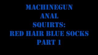 Gingerspyce - Machinegun Squirt Red Hair Blue Socks P1
