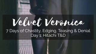 Cock Teasing & Denial with Hitachi till he's Desperate to Cum! | Veronica