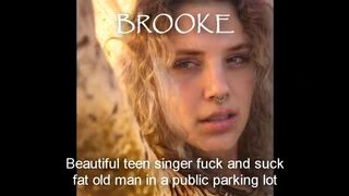 Brooke Beautiful Teen Singer Suck and Fuck Fat Old Man
