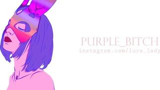 Purple Bitch - Cumshot In Pussy Live Stream Pornstar!!!