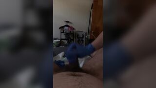 Nurse Jerks off Disabled Guy during Diaper Change