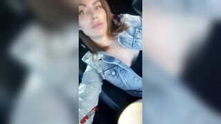 Viking Barbie pussy fingering in car snapchat premium porn videos