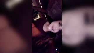 Rainey James public resteurant parking in car blowjob & sex snapchat premium porn videos