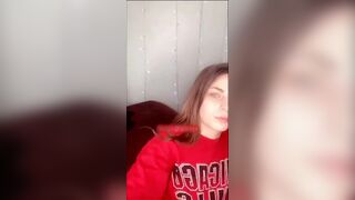 Luna Raise 12 minutes dildo masturbation on couch snapchat premium porn videos
