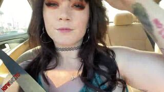 Emily Lynne tease in car onlyfans porn videos