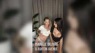 Isabelle Deltore lesbian show with Ashton Avenue porn videos
