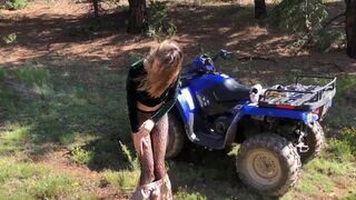 Lexie Fux bent over the atv & fucked – dirty talking, interracial big dicks