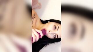 Celine Centino dildo blow job snapchat free