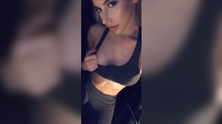 Andie Adams dildo masturbation in car public parking snapchat premium porn videos