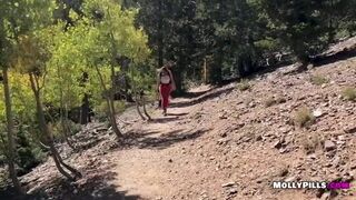 Molly Pills - Horny Hiking Public Blowjob Adventure POV